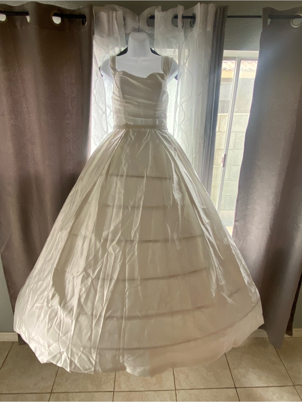 Satin A-Line Bridal Gown